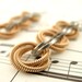 Zing 3 Guitar String Earrings
