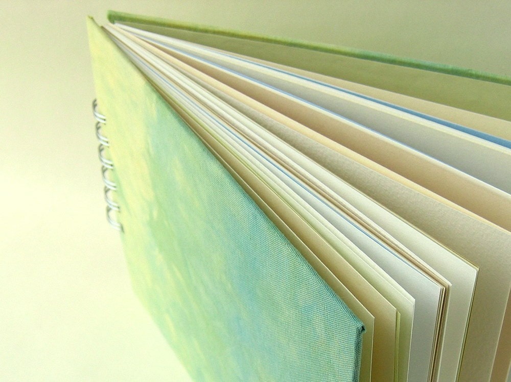Handmade Journal / Sketchbook - Mixed Paper Pages