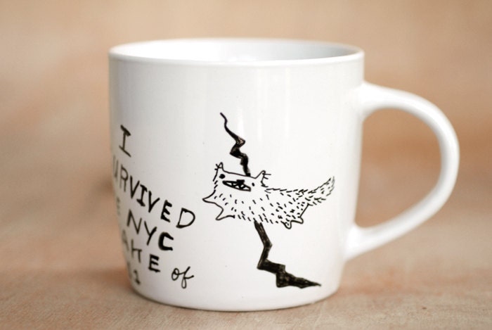 I SURVIVED the QUAKE  - mug