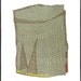 RESERVED FOR SUSAN 4.22.2012 small art quilt, contemporary, abstract, green and brown stripes, citron, rust, brown herringbone