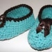 Crochet Pattern for Baby Shell Baby Booties