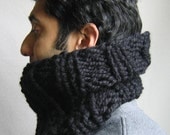 The Man knit cowl black