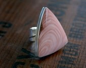 Tree Rings, ON SALE, an Imperial Jasper cocktail ring