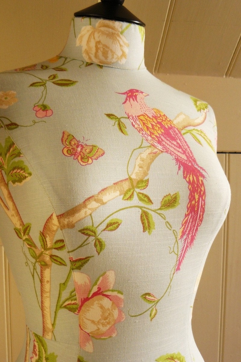 Duck Egg Blue Display Mannequin Dressform - Summer