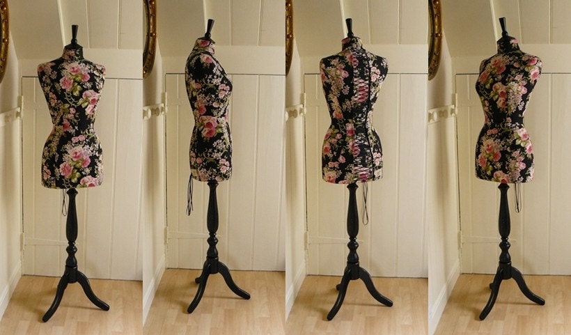 Corset Laced Mannequin Laura Ashley Dress Form - Emily