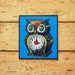Vintage Owl Clock - Nightlight