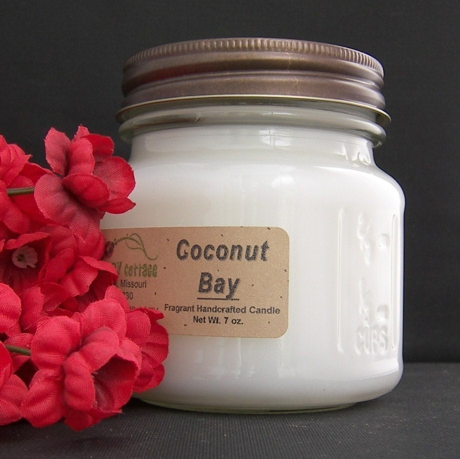 COCONUT BAY type CANDLE - Strong - Suntan Lotion