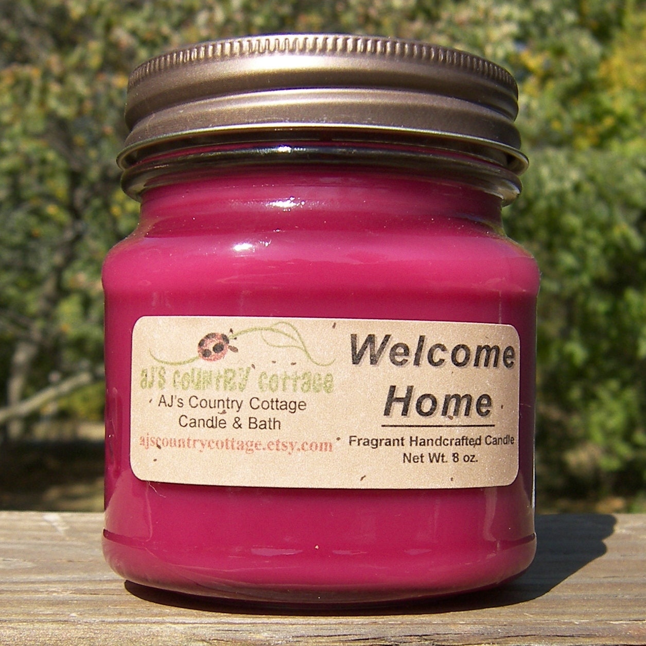WELCOME HOME CANDLE - Cinnamon Spice - Highly Scented - Strong