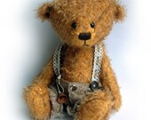 PUDDLES artist bear epattern by Jenny Lee of jennylovesbenny boutique bears PDF