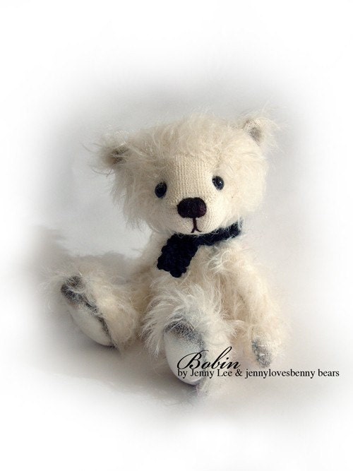 BOBIN - OOAK artist bear epattern by Jenny Lee of jennylovesbenny bears PDF