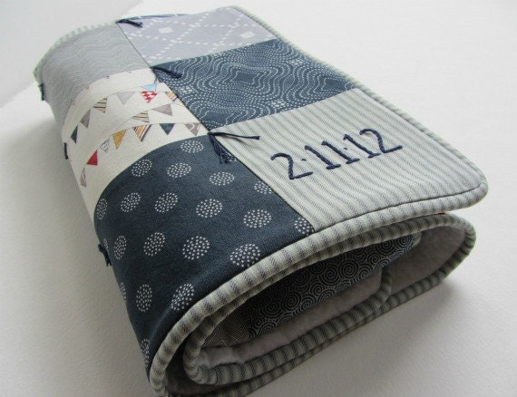 Baby Quilt With Personalized Hand Embroidery by Dolce Dreams