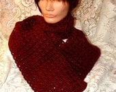 Crochet Pattern-Autumn Breeze Scarf Set