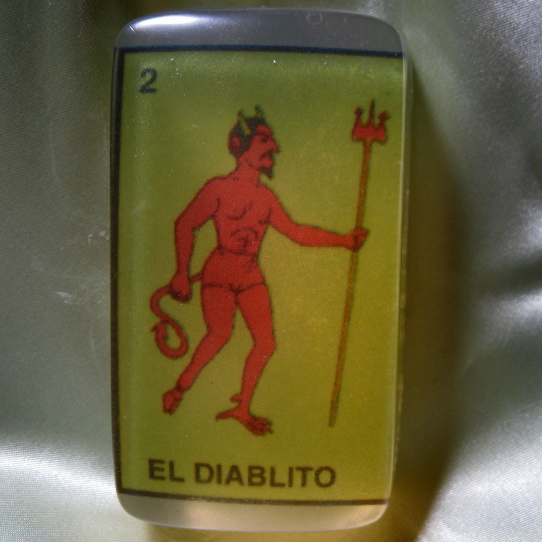 Mexican LOTERIA Soap - EL DIABLITO - Island Hideaway Scent - Vegan