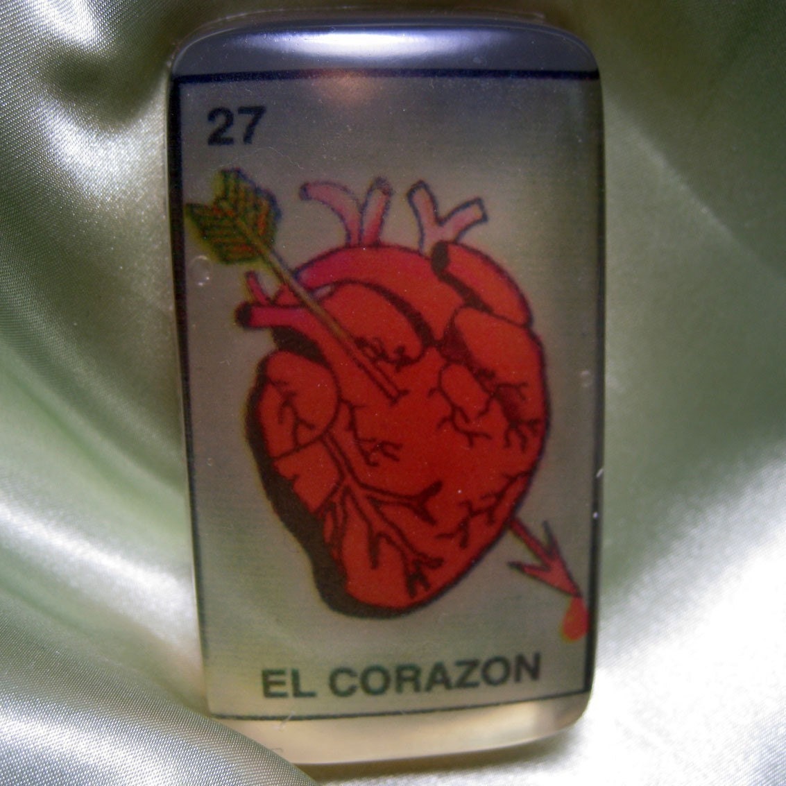 Mexican LOTERIA Soap - El CORAZON - ISLAND Hideaway Scent