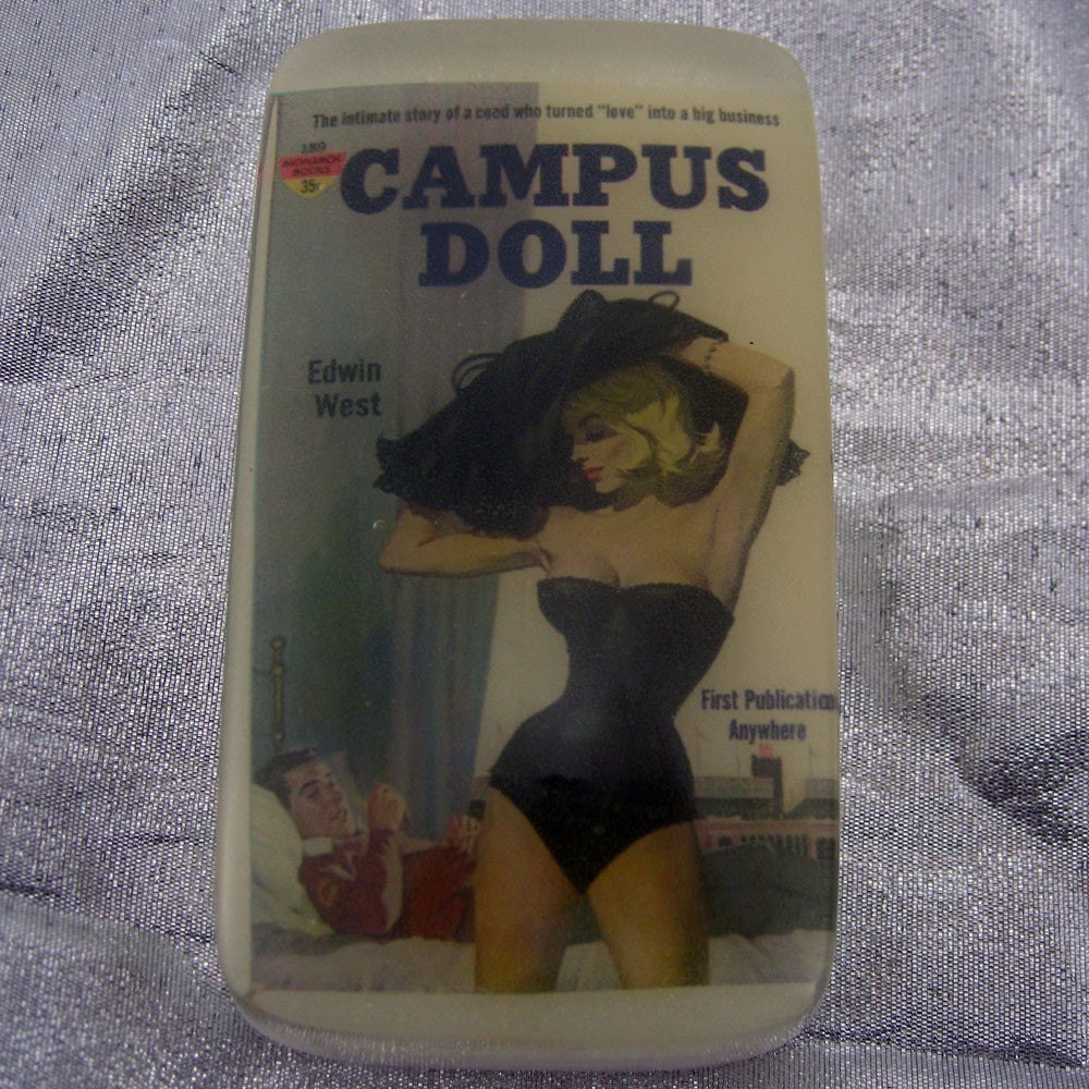 SLEAZY BOOK Cover Soap - Campus DOLL - Slut Scent - Vegan