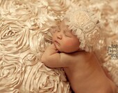 Victorian Bliss -  Handmade Beige and Ivory Headband with Pearls and Rhinestones, Toddler Headband or Hairclip for Women - Photo Prop