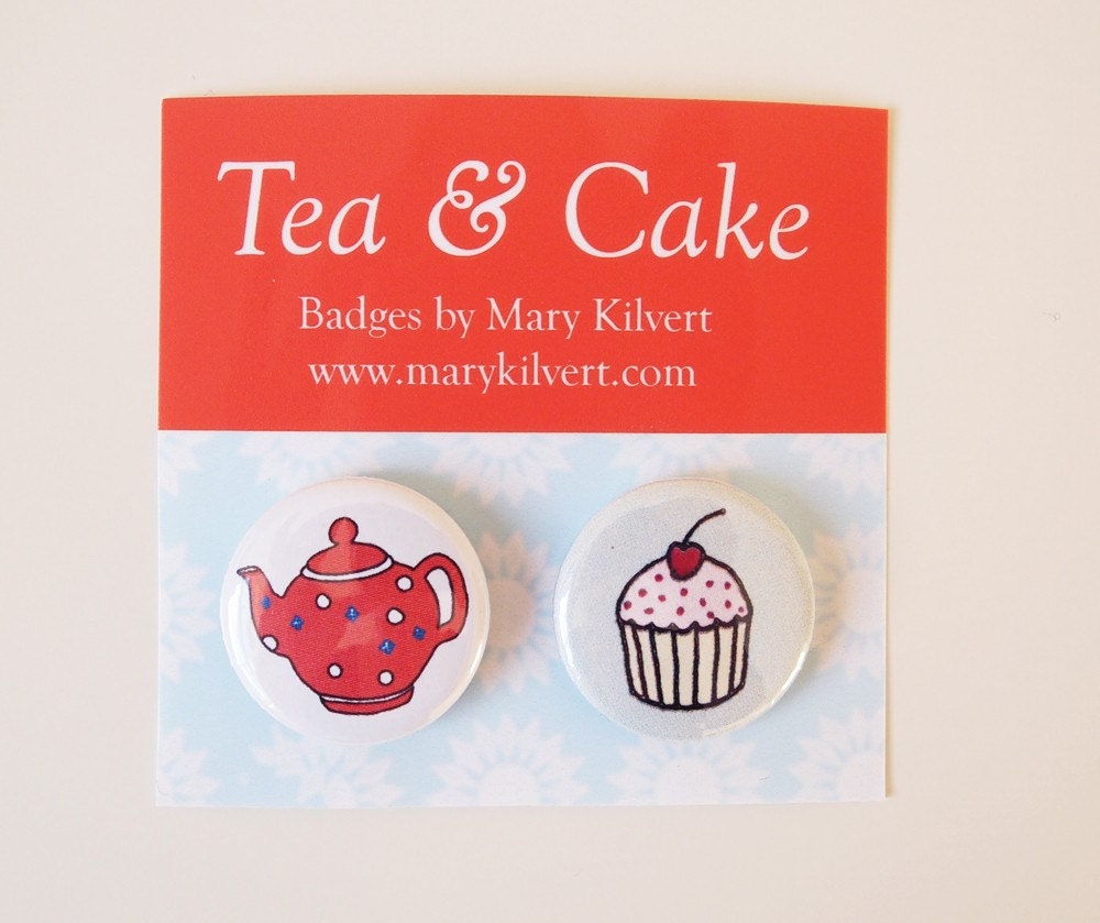 Tea & Cake - Badges