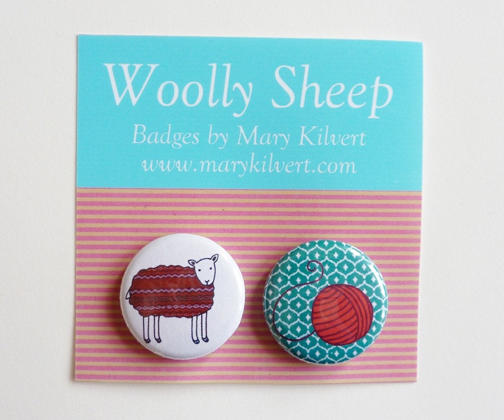 Wooley Sheep - Badges
