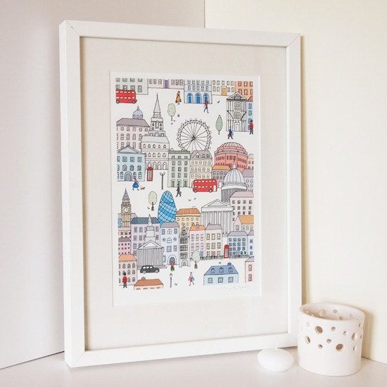London Town Fine Art Print