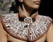 SALE 15 PERCENT OFF - EARTH - collar/neckwarmer