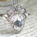 Bridal Hair Pin. Vintage Antique Glam Style, Swarovski Crystals