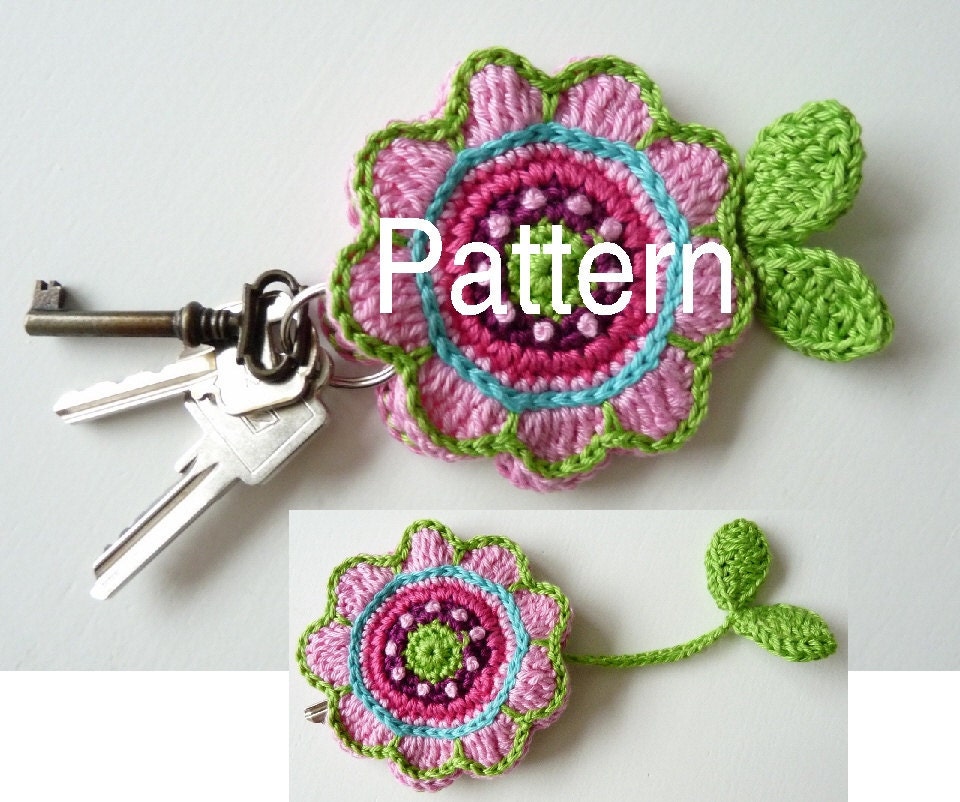 Pattern Key Cover Flower US Terminology