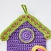 Pattern Birdhouse Wallhanger