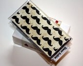 Moo Card Quick Snap Card Holder - Spiffy Moustaches