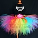 Rainbow Tutu - Custom Sewn 11'' Pixie Tutu - Aura - A Magical Rainbow Tutu - sizes newborn up to 5T