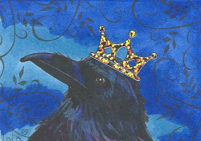 The Raven King notecard