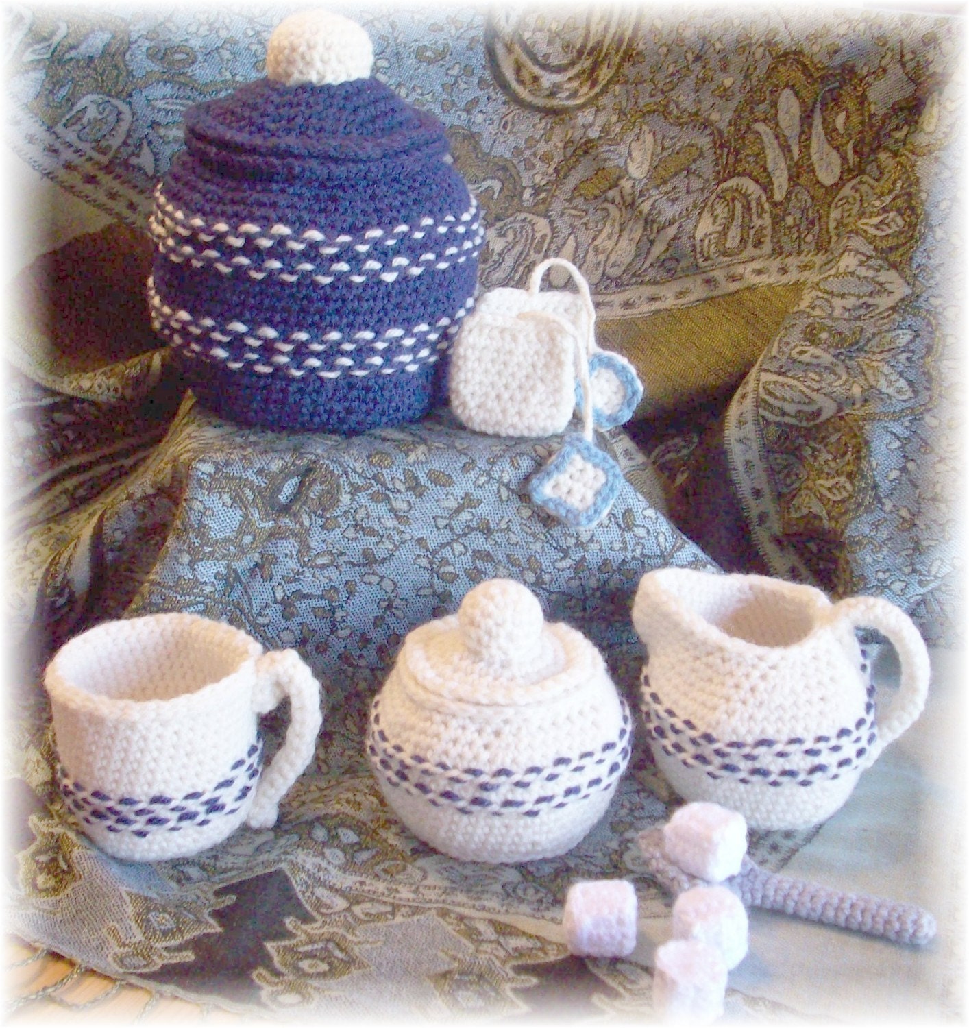Crochet Tea Set... PDF Pattern