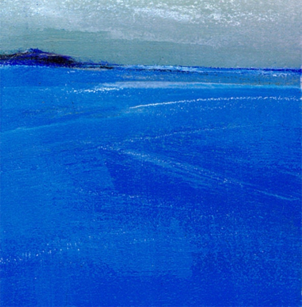 Serene Dreams .... Original Abstract Acrylic Painting on wood by Kathy Morton Stanion EBSQ