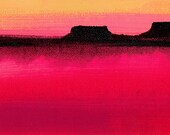 MESA 24  - Original Mixed Media canvas painting art by Kathy Morton Stanion EBSQ Aceo ACETSY Team