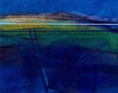 Abstract Landscape 2 ... Original abstract southwest watercolor painting by Kathy Morton Stanion EBSQ
