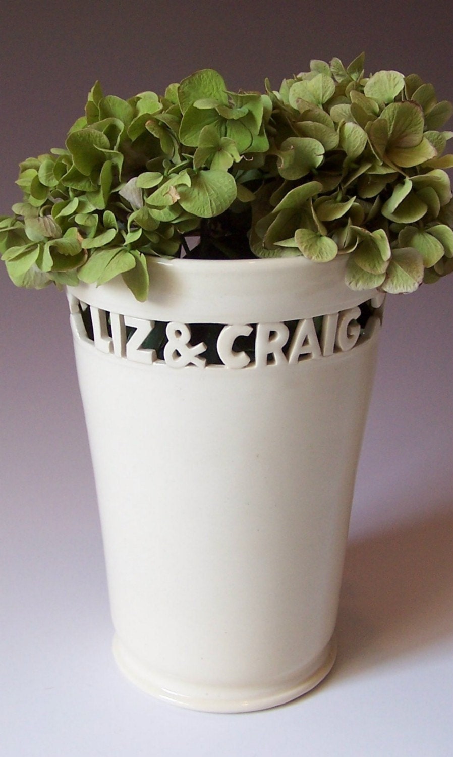 INFO ON .... Custom Wedding Gift - Heirloom Vase with Names & Wedding Date / Anniversary, Commitment Ceremony