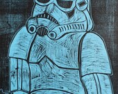 Stormtrooper Woodcut