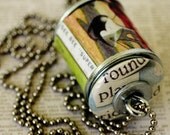 Collage Cork Necklace - Reclaimed Wood by Uncorked - Recycled Jewelry