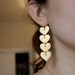 Valentines Day - Brass Heart Dangle Earrings- Handmade and Wonderful