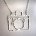 Sterling Silver Old Fashioned Camera Necklace- Handmade by Rachel Pfeffer- Holga