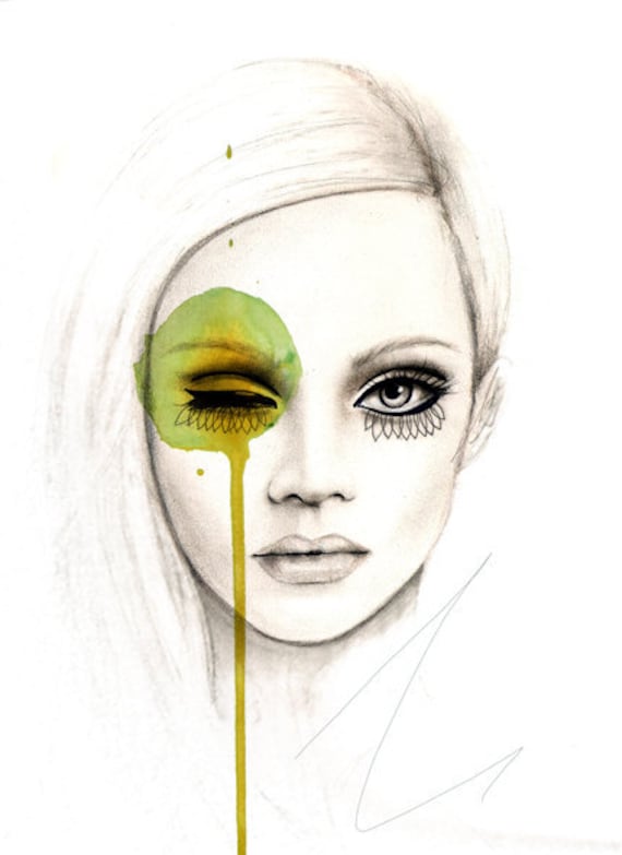 Fused  - Fashion Illustration Art Print