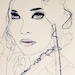 Twilight Blue - Fashion Illustration Art Print // Limited Edition