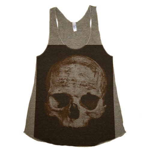 Wmn's TriBlend Racerback Tank feat. Descartes print - Available in 3 Colors