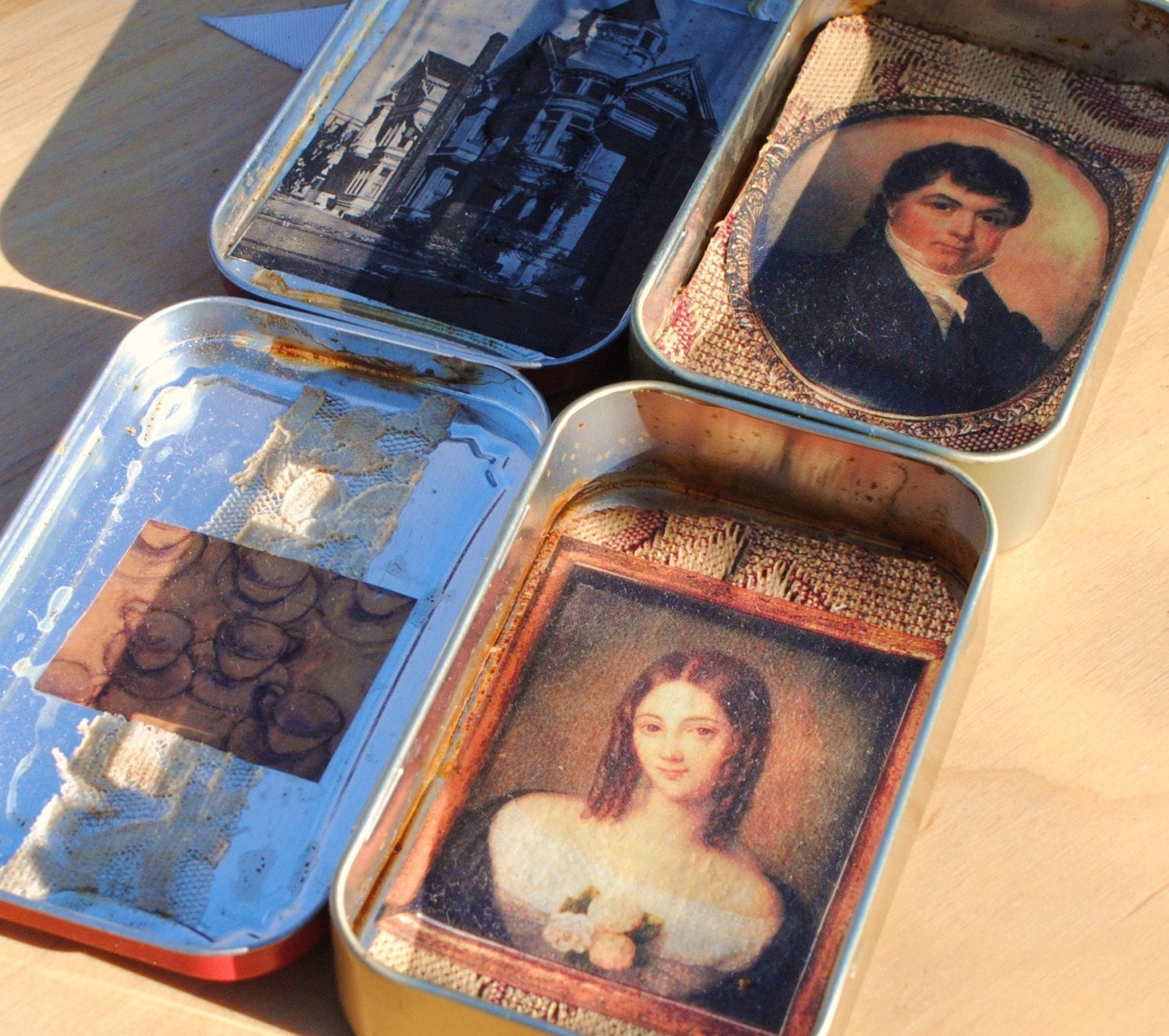 3-d Collage  Assemblage set