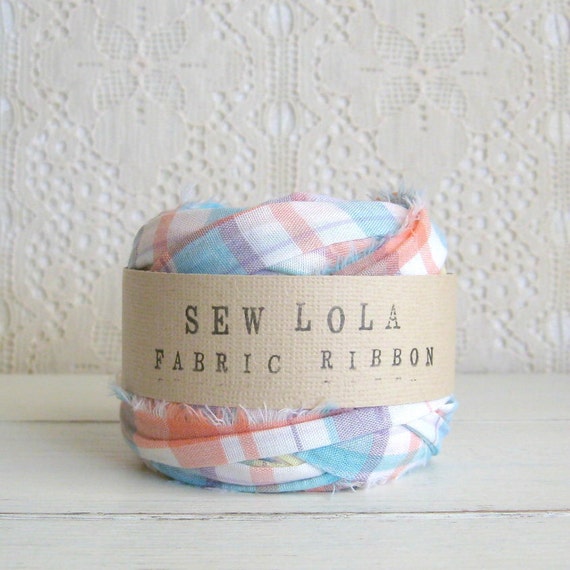 fabric ribbon - lovely pastels