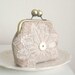 you are loved doily clutch