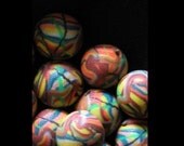 Carnival Beads -10- Polymer Clay arts