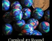 Carnival -2- Beads -10- Polymer Clay arts