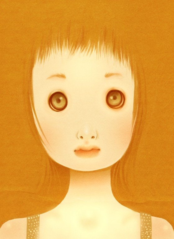Peach- 4x6 Giclee Print