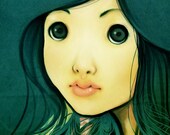Sneak Peak Between My Fingers- 4x6 Giclee Print
