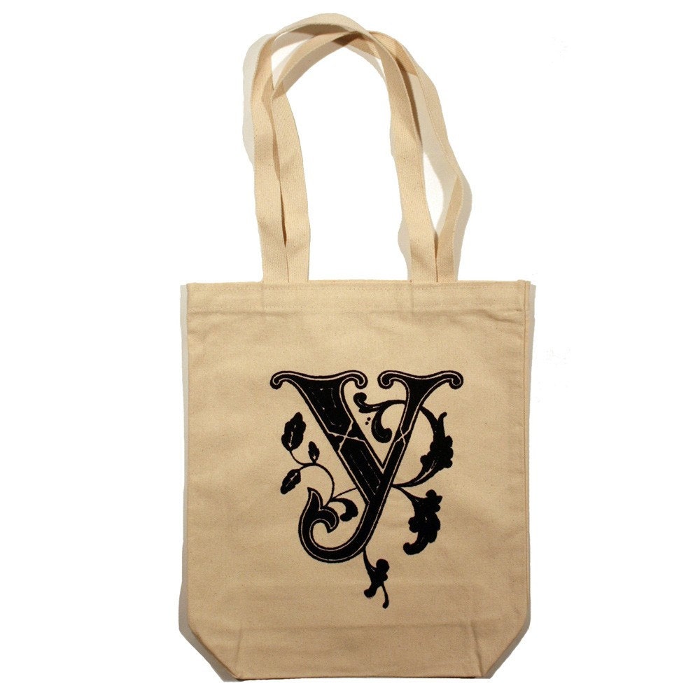 LOYALTY and BLOOD - Letter Y Totebag - Small